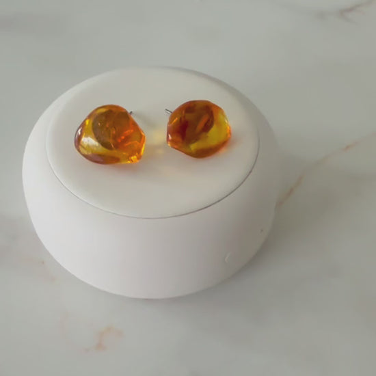 baltic amber handmade earrings 