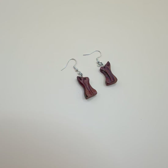 Eco friendly wood jewelry gift for her
