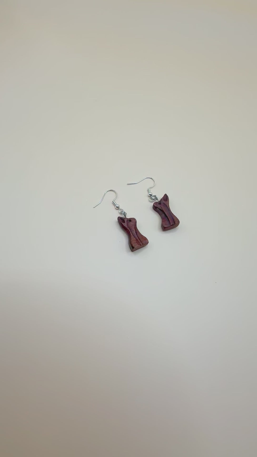 Eco friendly wood jewelry gift for her