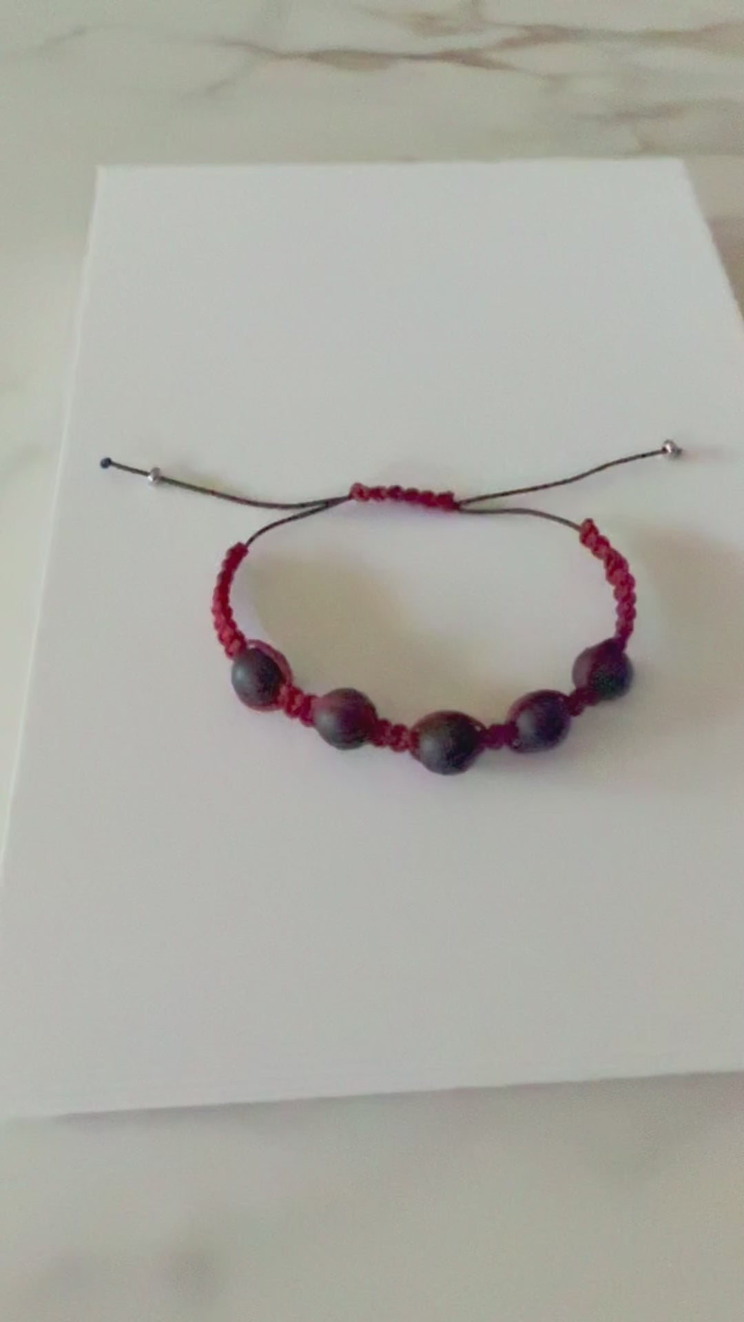 Handmade bog oak bracelet 