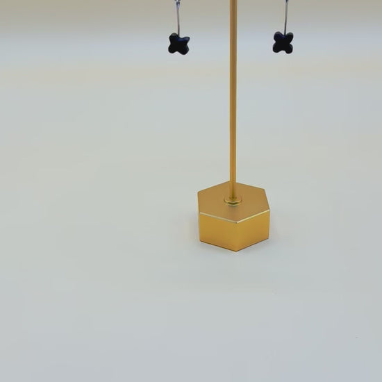 clover bog oak earrings 