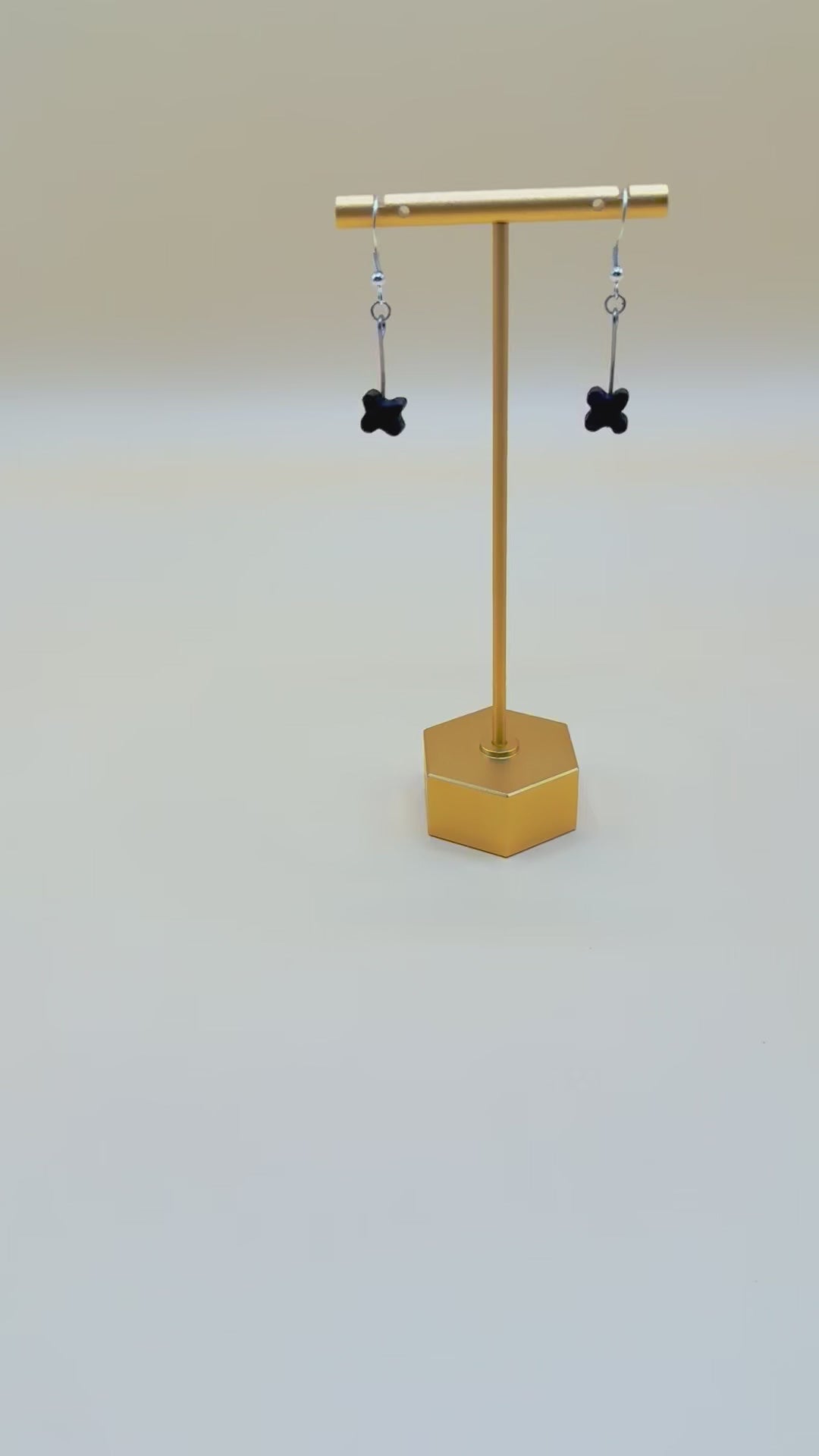 clover bog oak earrings 