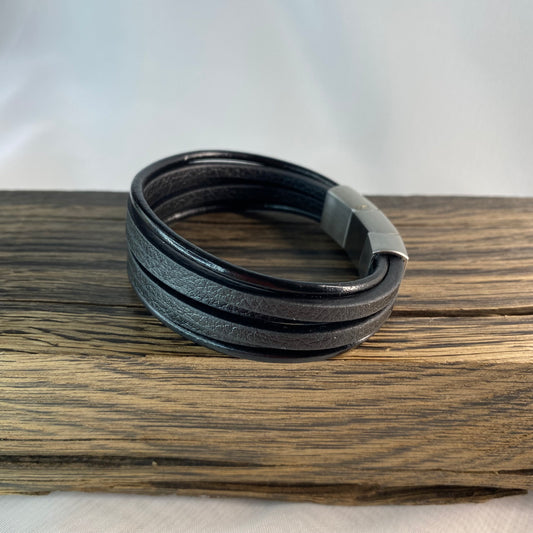 Unisex Leather Bracelet | Handmade | Gift for Her or Him